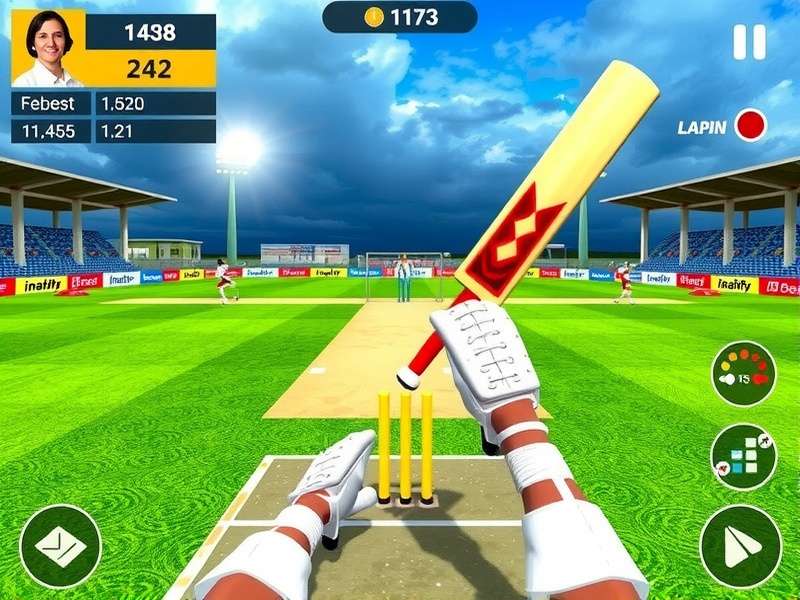 VR Cricket Intense Clash gameplay screenshot